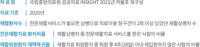 성남권 재활의료 이용현황